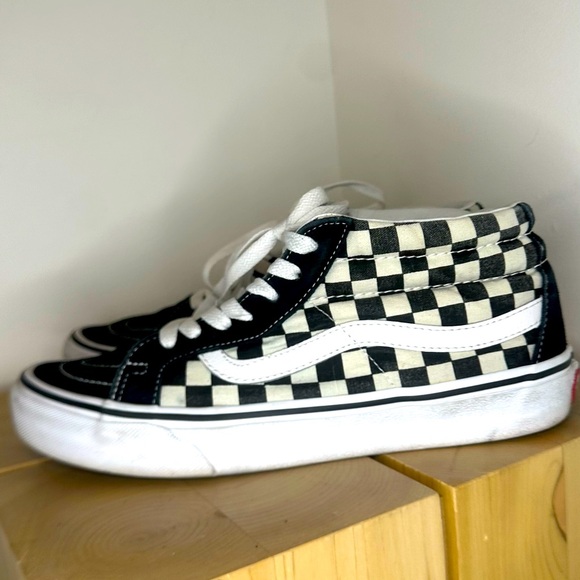 Vans Golden-coast Sk8-Mid Checkerboard - Picture 1 of 3